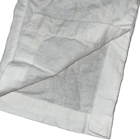 Athleta Women’s Retreat Linen Wide Leg Pant in Calla Lily Size 2 - Picture 8 of 12